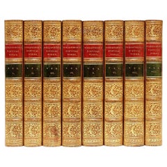 The Poetical Works of William Wordsworth, 8 Vols, Bound in Fine Full Tree Calf