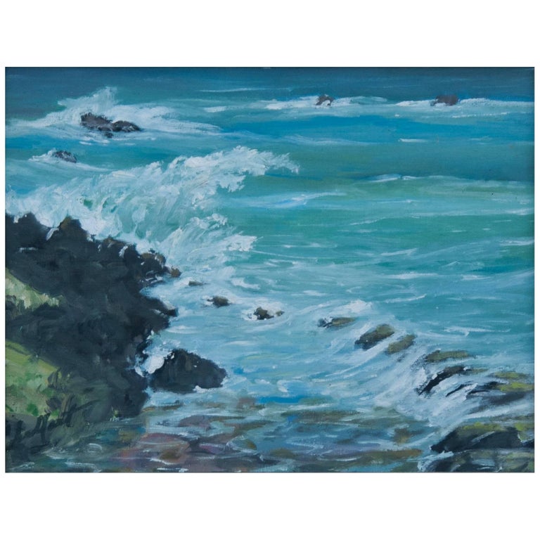"The Point" Painting by Richard Chalfant For Sale