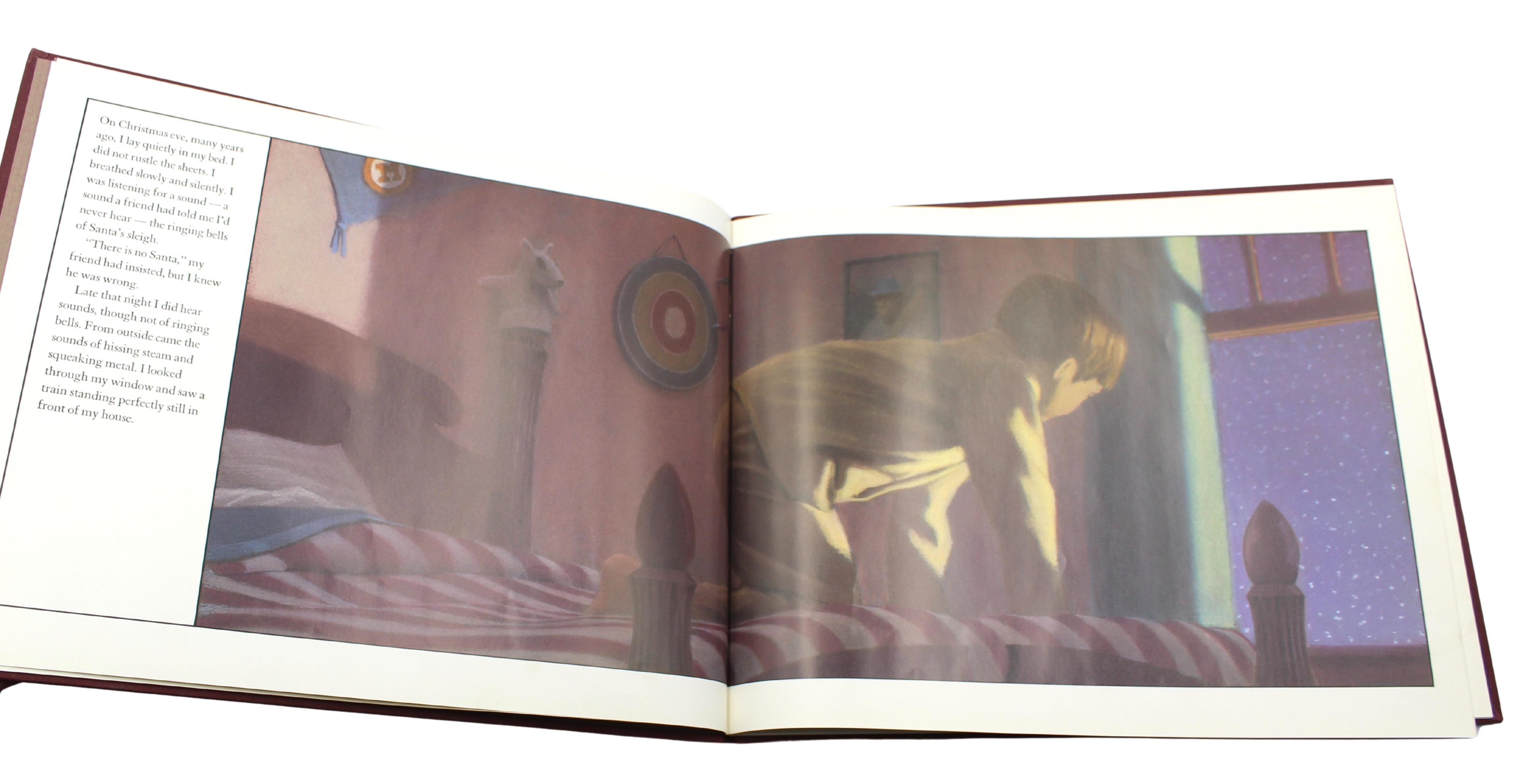 The Polar Express, Firmato da Chris van Allsburg, Prima edizione, 1985 in vendita 3