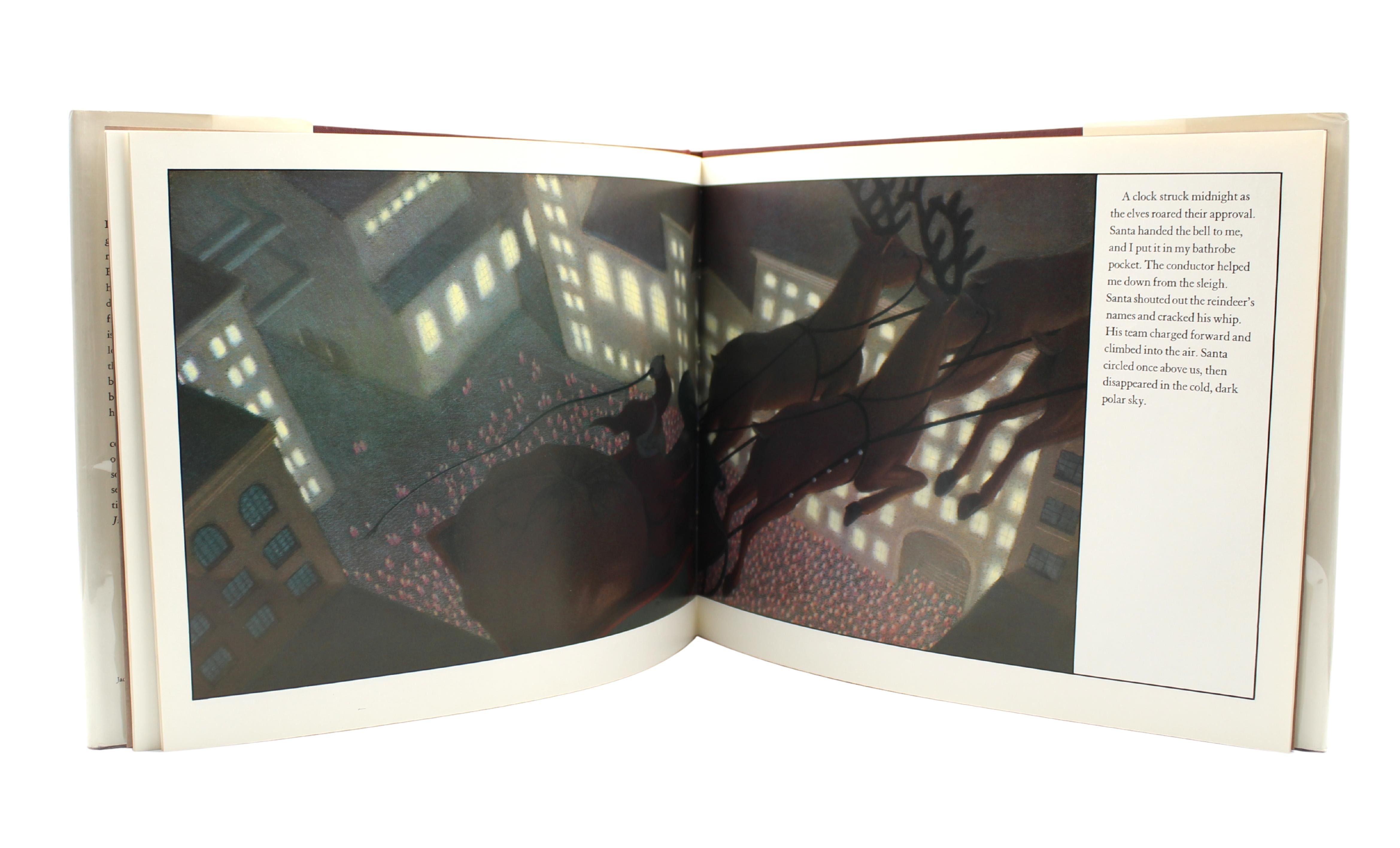 The Polar Express, Firmato da Chris van Allsburg, Prima edizione, 1985 in vendita 5