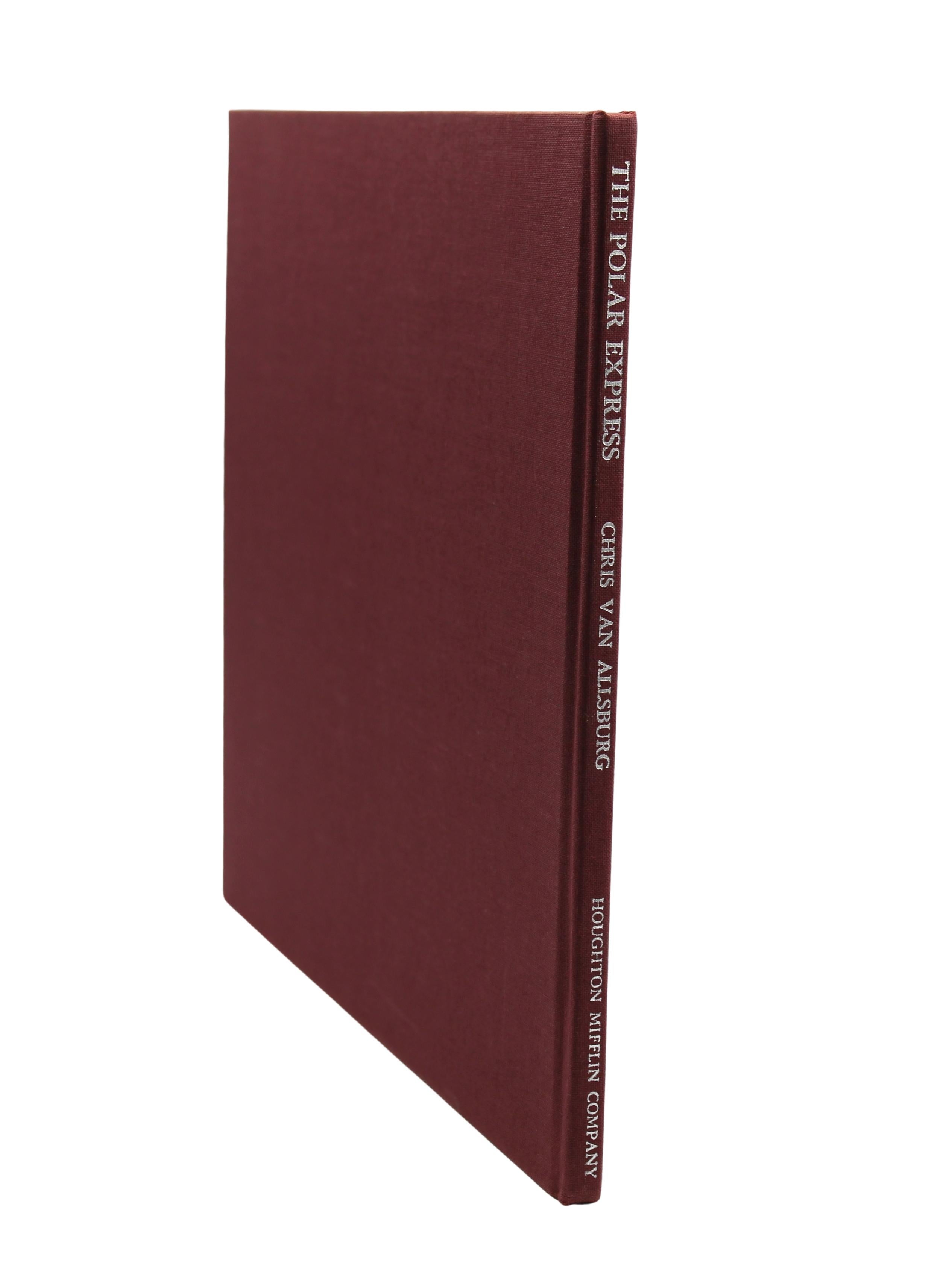 Goffrato The Polar Express, Firmato da Chris van Allsburg, Prima edizione, 1985 in vendita