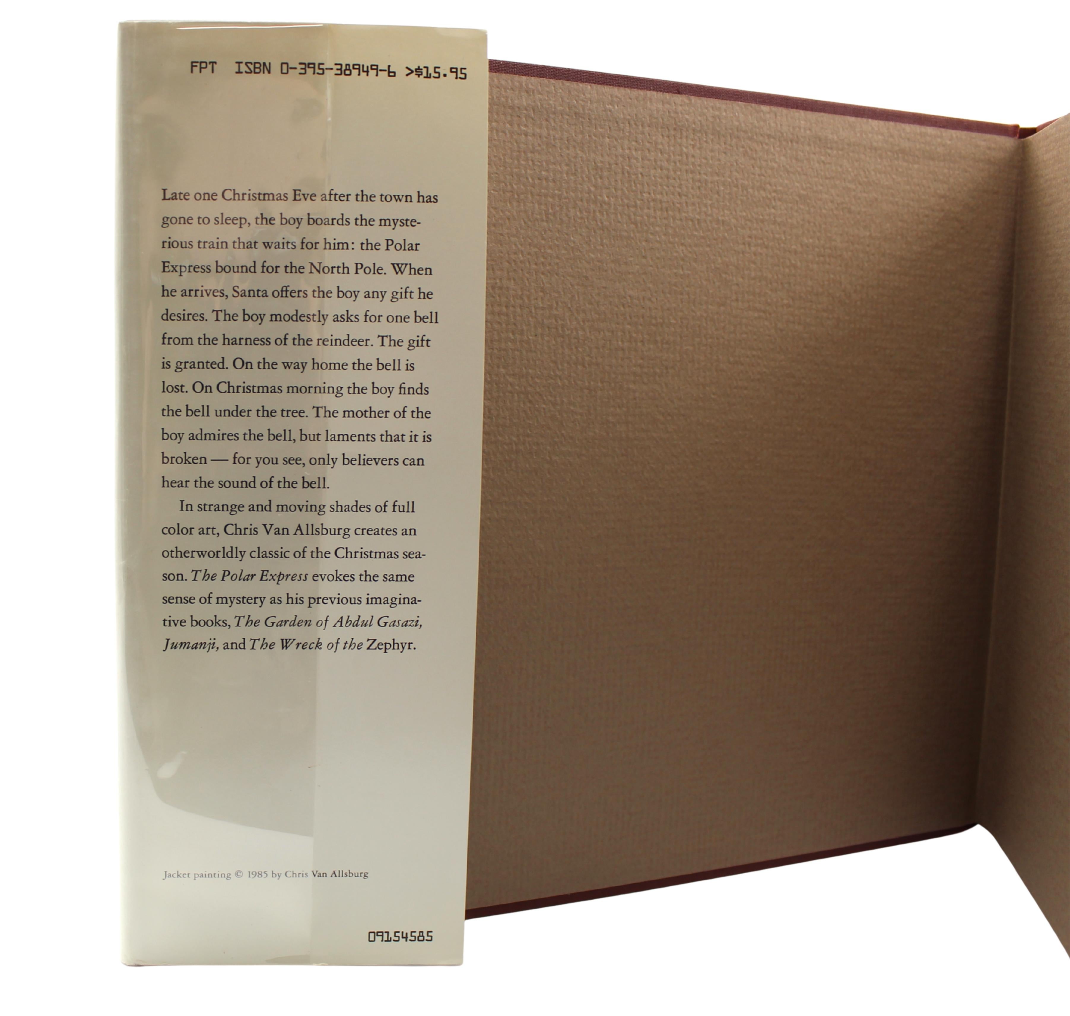 The Polar Express, Firmato da Chris van Allsburg, Prima edizione, 1985 In condizioni buone in vendita a Colorado Springs, CO