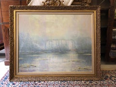 "Lo stagno di Giverny" Firmato da Rodolphe Planquette 1985, pastello su carta