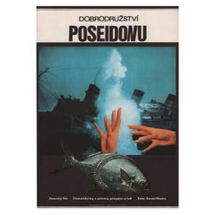 'The Poseidon Adventure' 1976 Czech A3 Film Poster