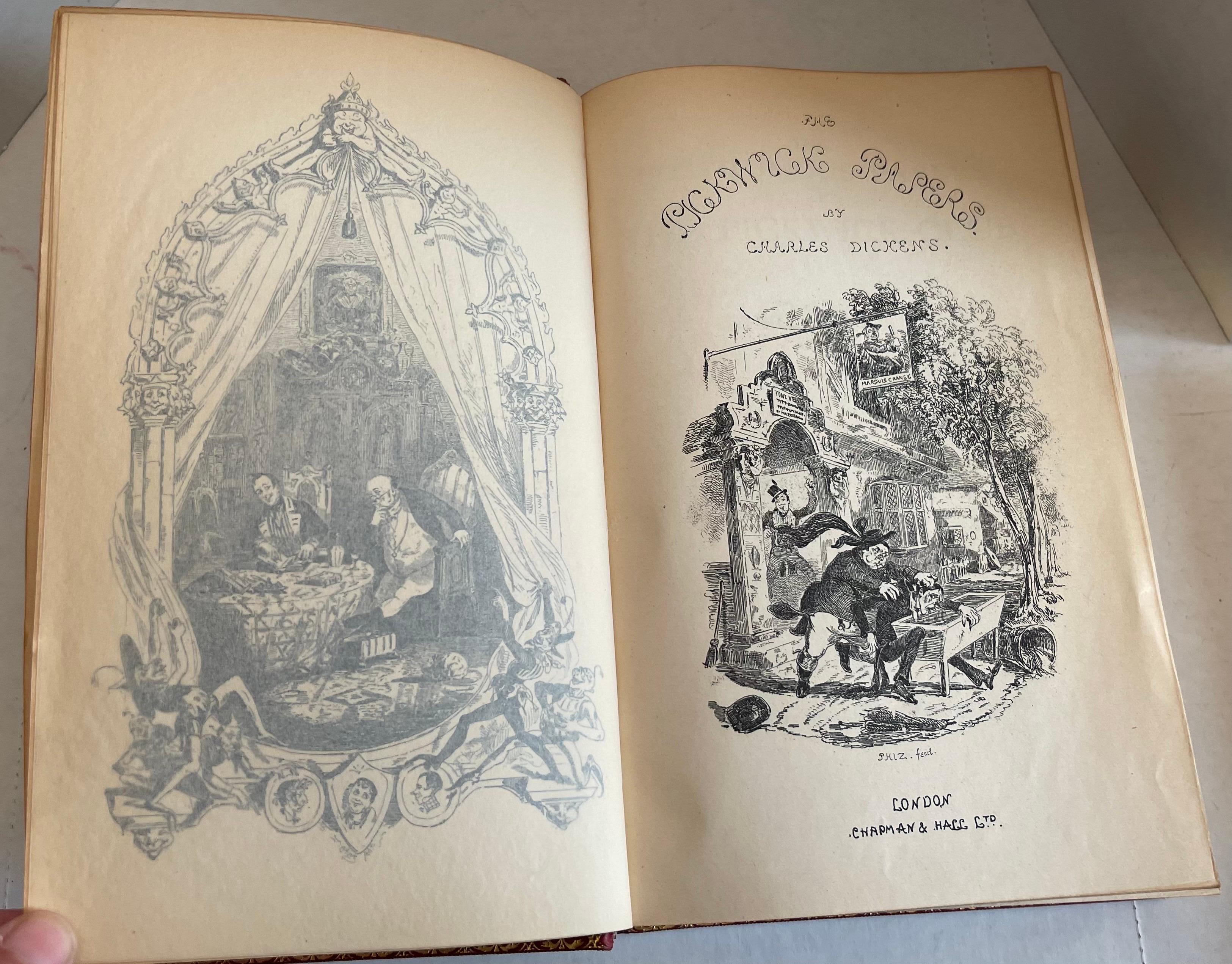 Die posthumen Papiere des Pickwick Club von Charles Dickens im Zustand „Gut“ im Angebot in Stamford, CT