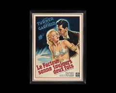 The Postman Always Rings Twice after Vintage Movie Poster, Hollywood Regency Era