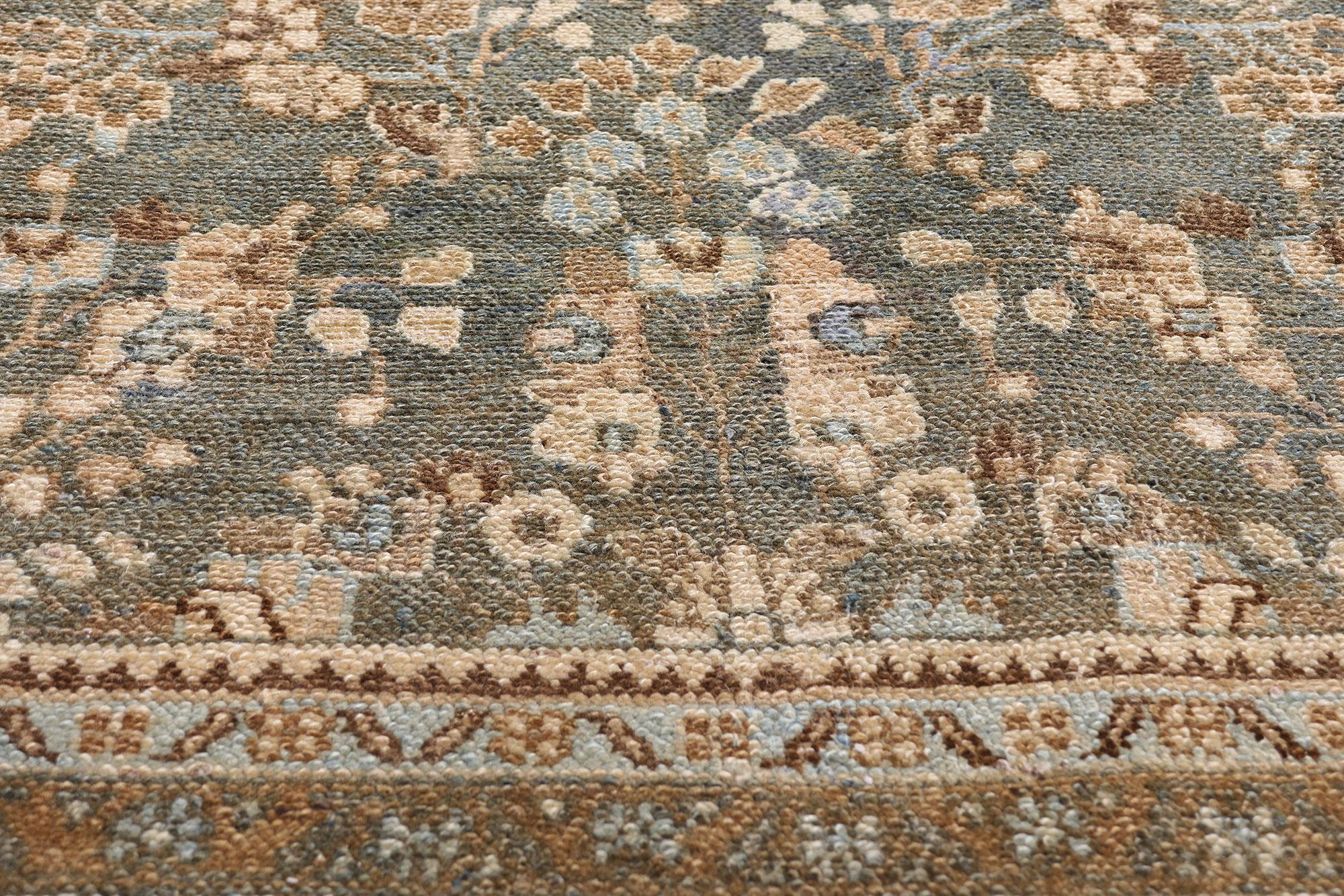 Der gepuderte Garten: Ein seltenes Hamadan-Meisterwerk von zeitloser Eleganz (Handgeknüpft) im Angebot