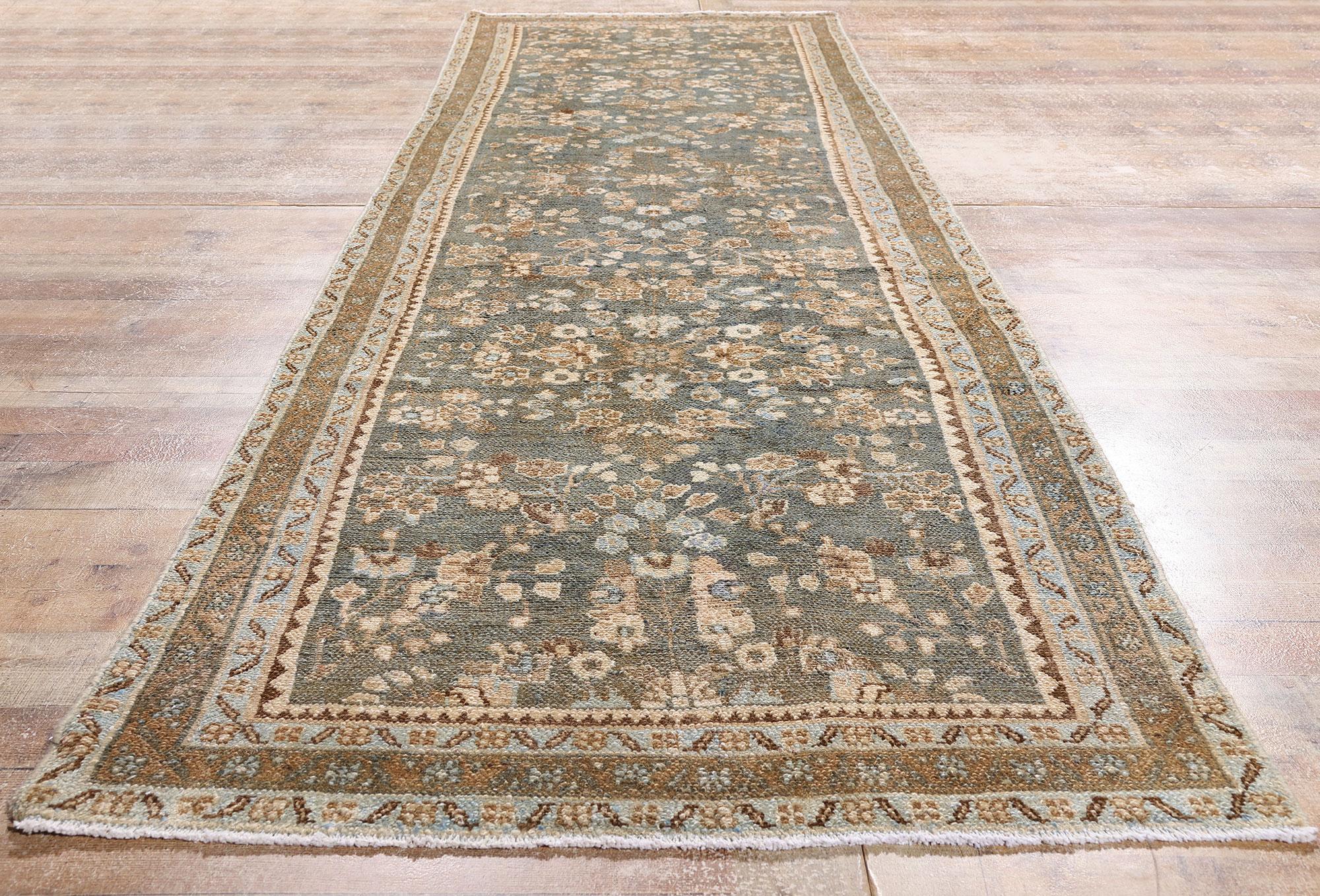 Der gepuderte Garten: Ein seltenes Hamadan-Meisterwerk von zeitloser Eleganz im Angebot 1