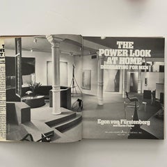 The Power Look at Home Decorating for Men by Egon Von Furstenberg 1st ed. 1980