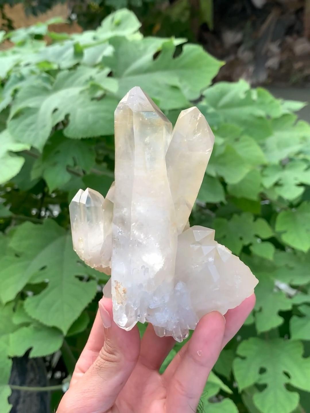 perfect quartz crystal