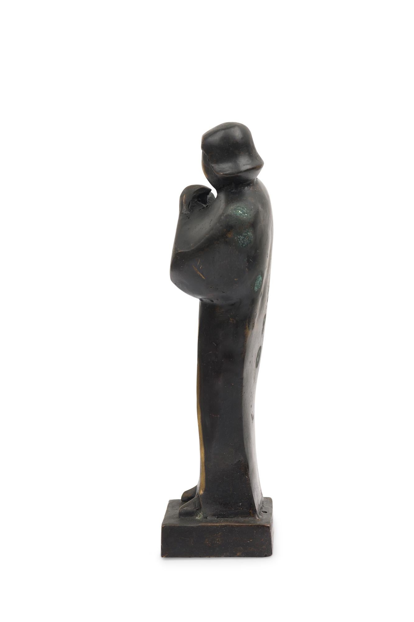 „The Preacher“ Brutalistische figurale Skulptur aus Bronze in limitierter Auflage (Moderne der Mitte des Jahrhunderts) im Angebot