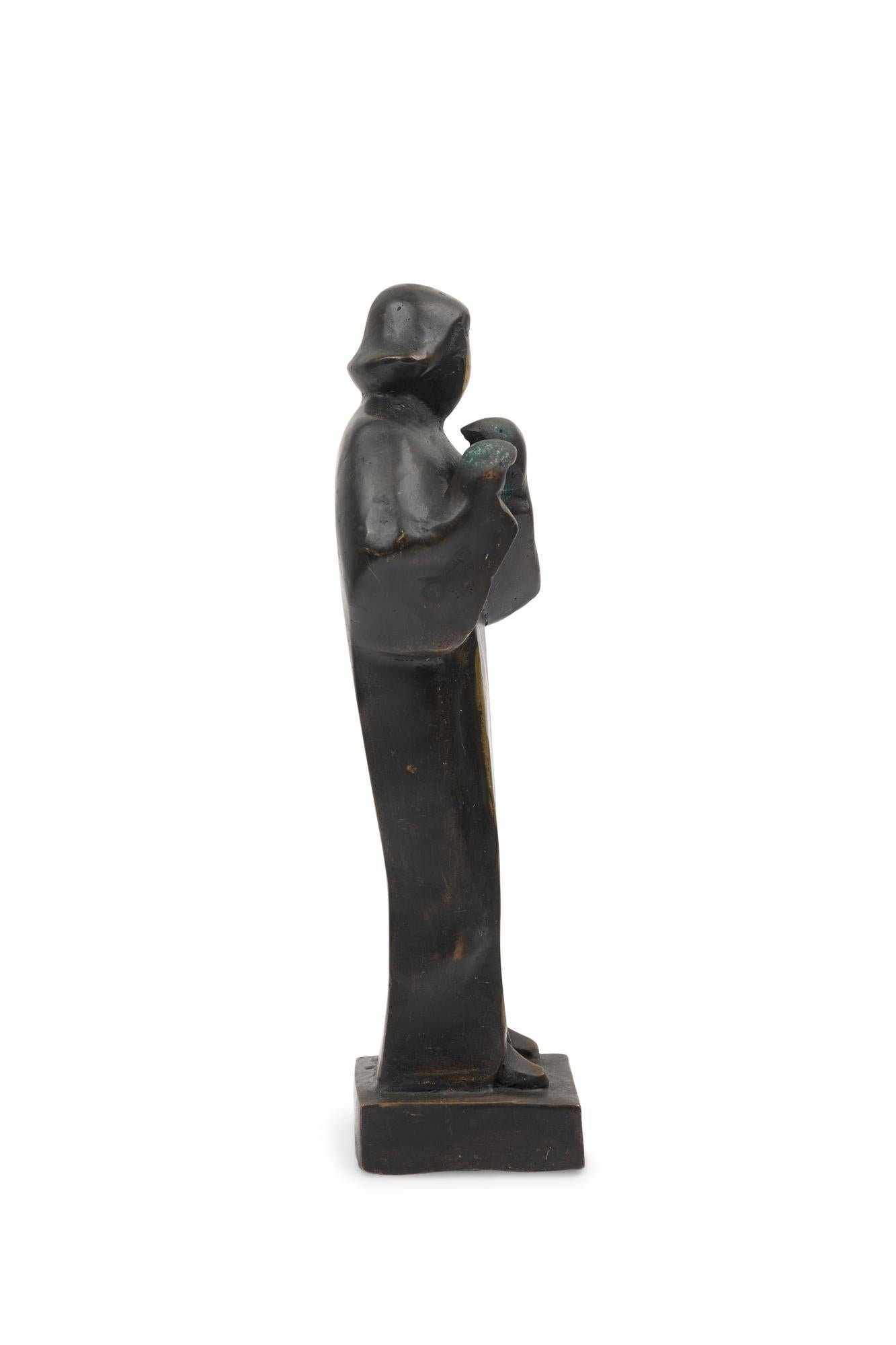Sculpture figurative brutaliste en bronze « The Preacher » en édition limitée Bon état - En vente à New York, NY