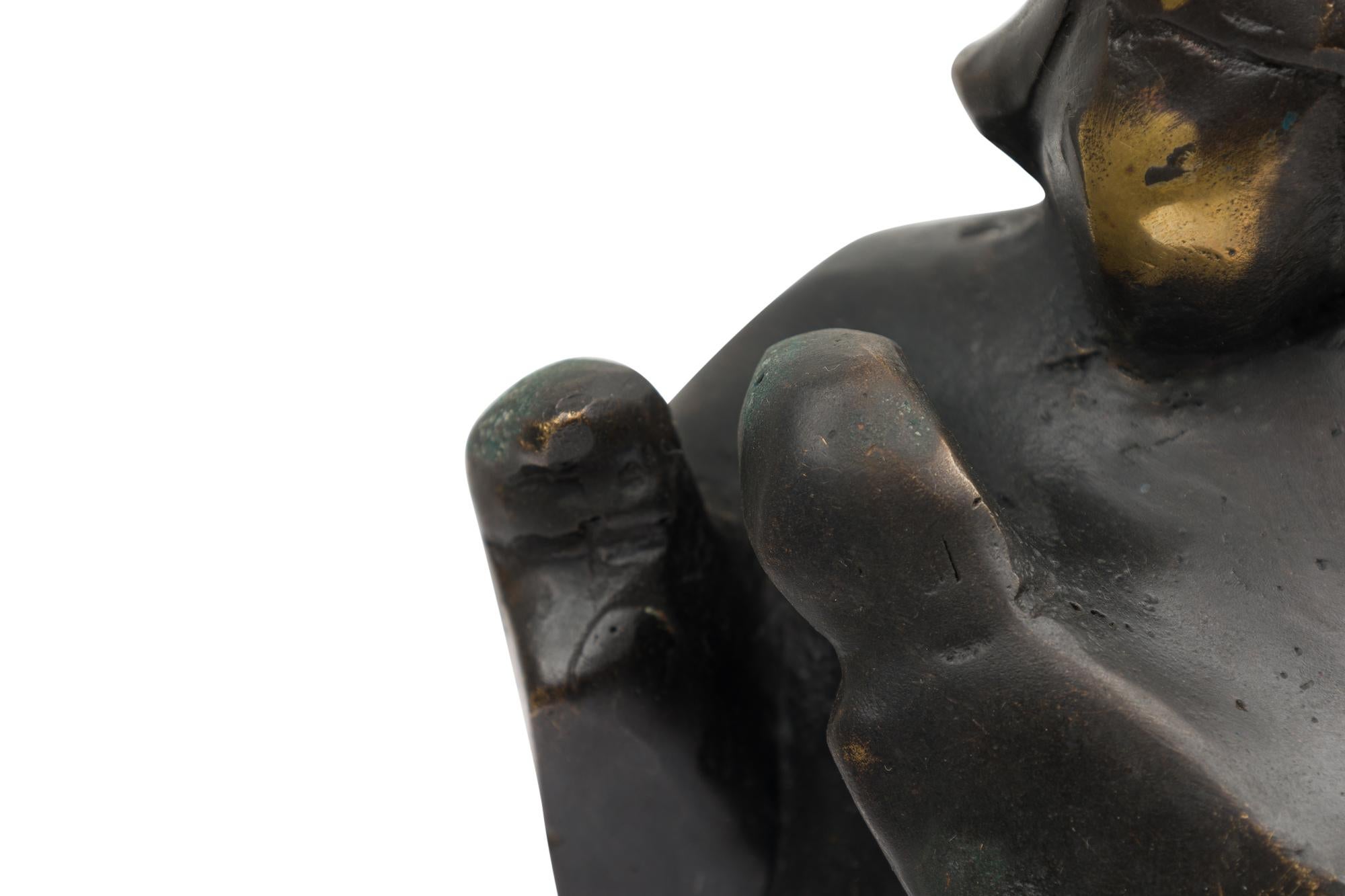 Sculpture figurative brutaliste en bronze « The Preacher » en édition limitée en vente 1