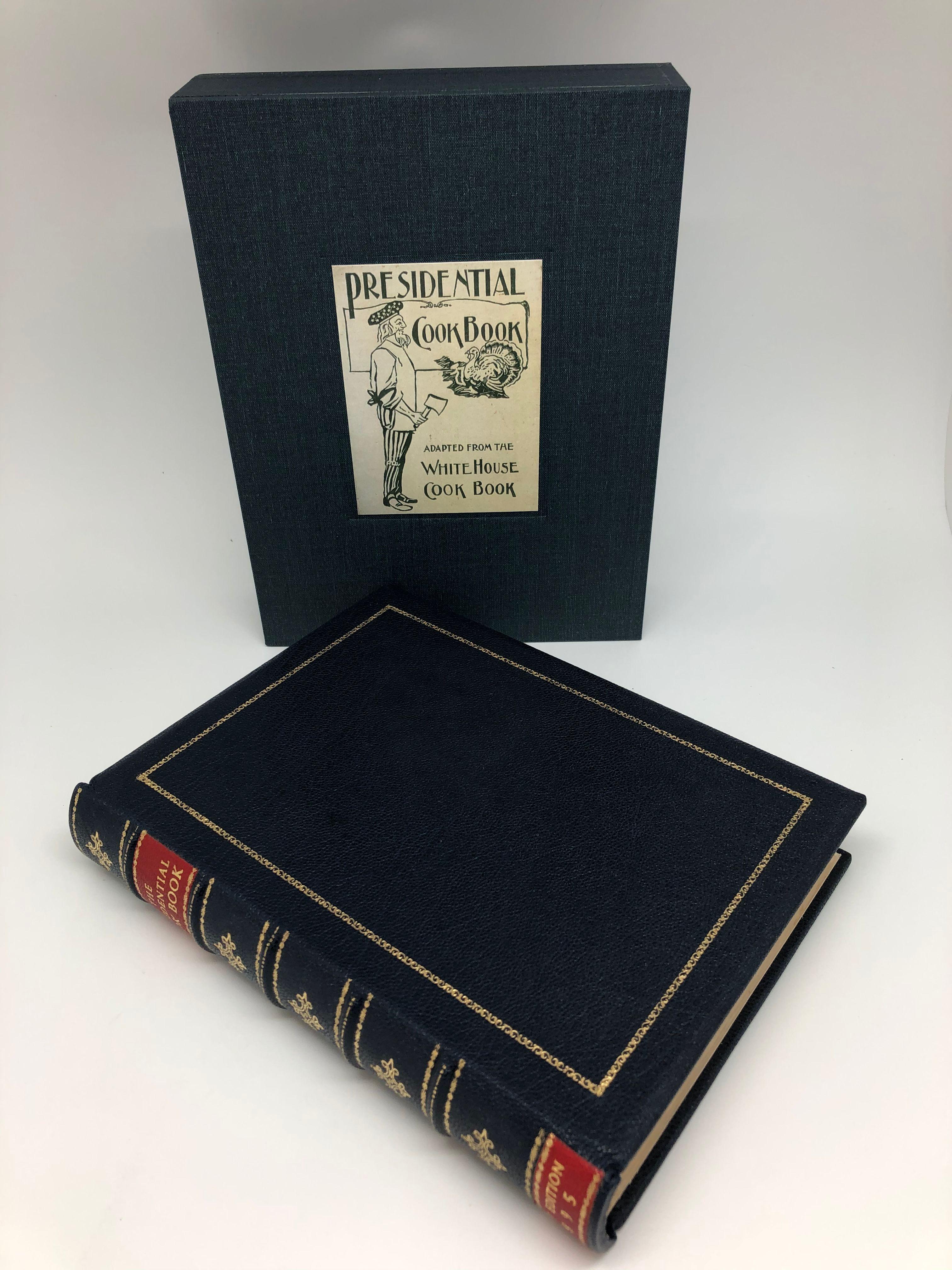Presidential Cook Book: Adapted from the White House Cook Book. New York and Chicago: The Werner Company, 1895. First edition. Rebound with matching slipcase.

Presented is a first edition of the Presidential Cook Book: Adapted from the White