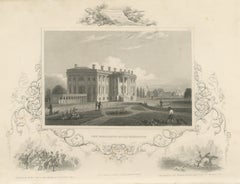 The President's House, Washington, Constitution Emblem, circa 1850