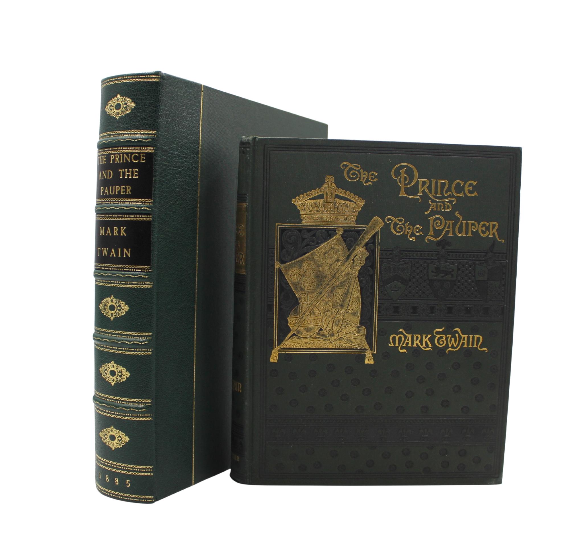 The Prince and the Pauper by Mark Twain, Later Edition, 1885 In Good Condition In Colorado Springs, CO
