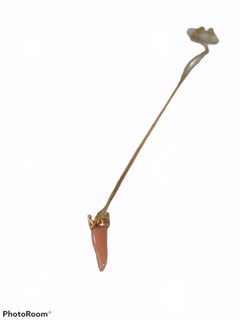 The Prince necklace pink coral good luck amuleth NWOT