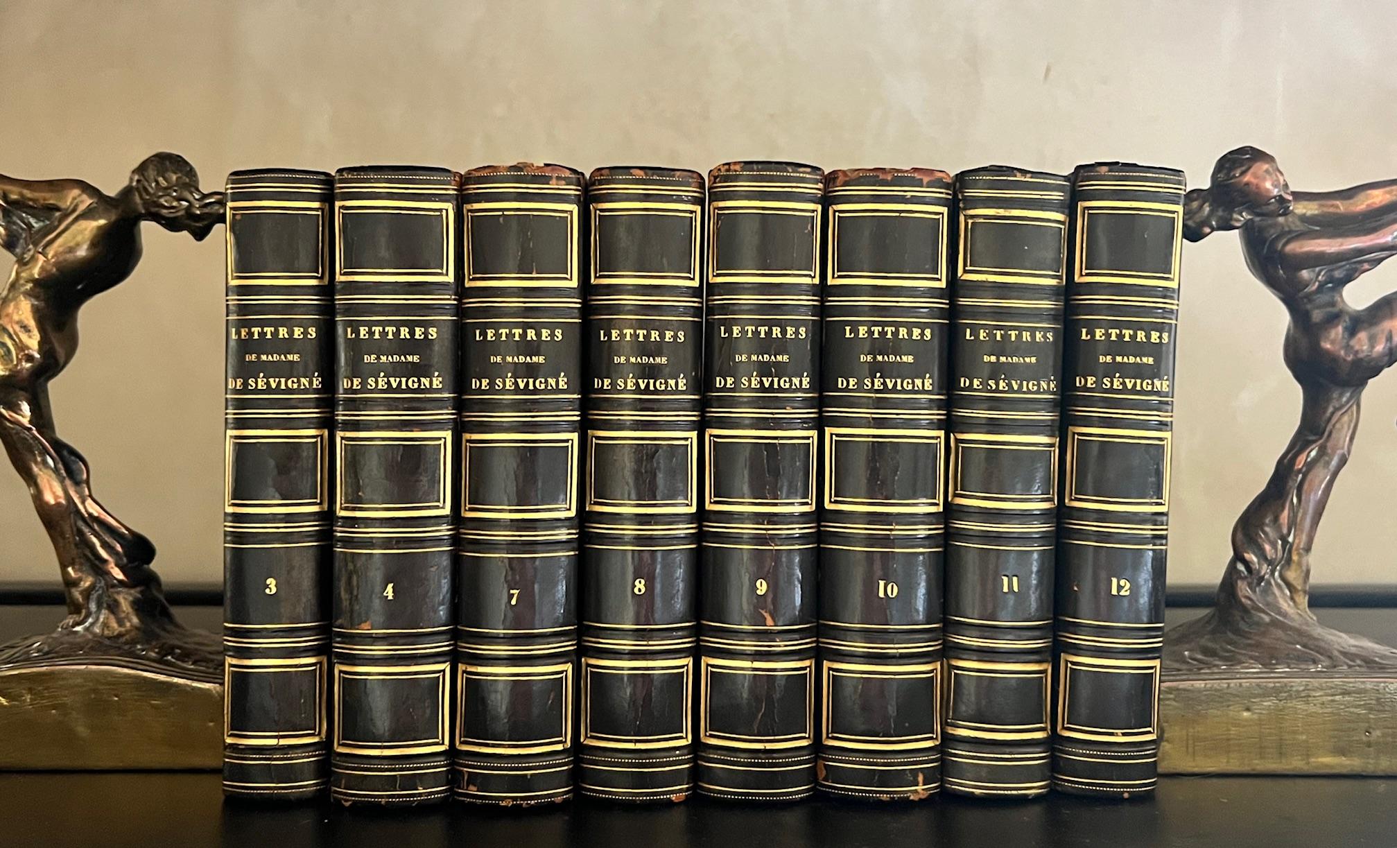 The Private Letters of Madame the Marquise de Sévigné, France, 1818-Set of 8 In Good Condition For Sale In Ross, CA