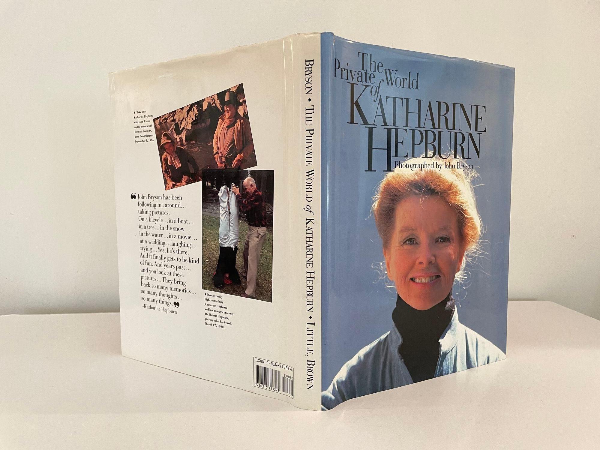 Hollywood Regency The Private World of Katharine Hepburn 1990 Hardcover Book For Sale