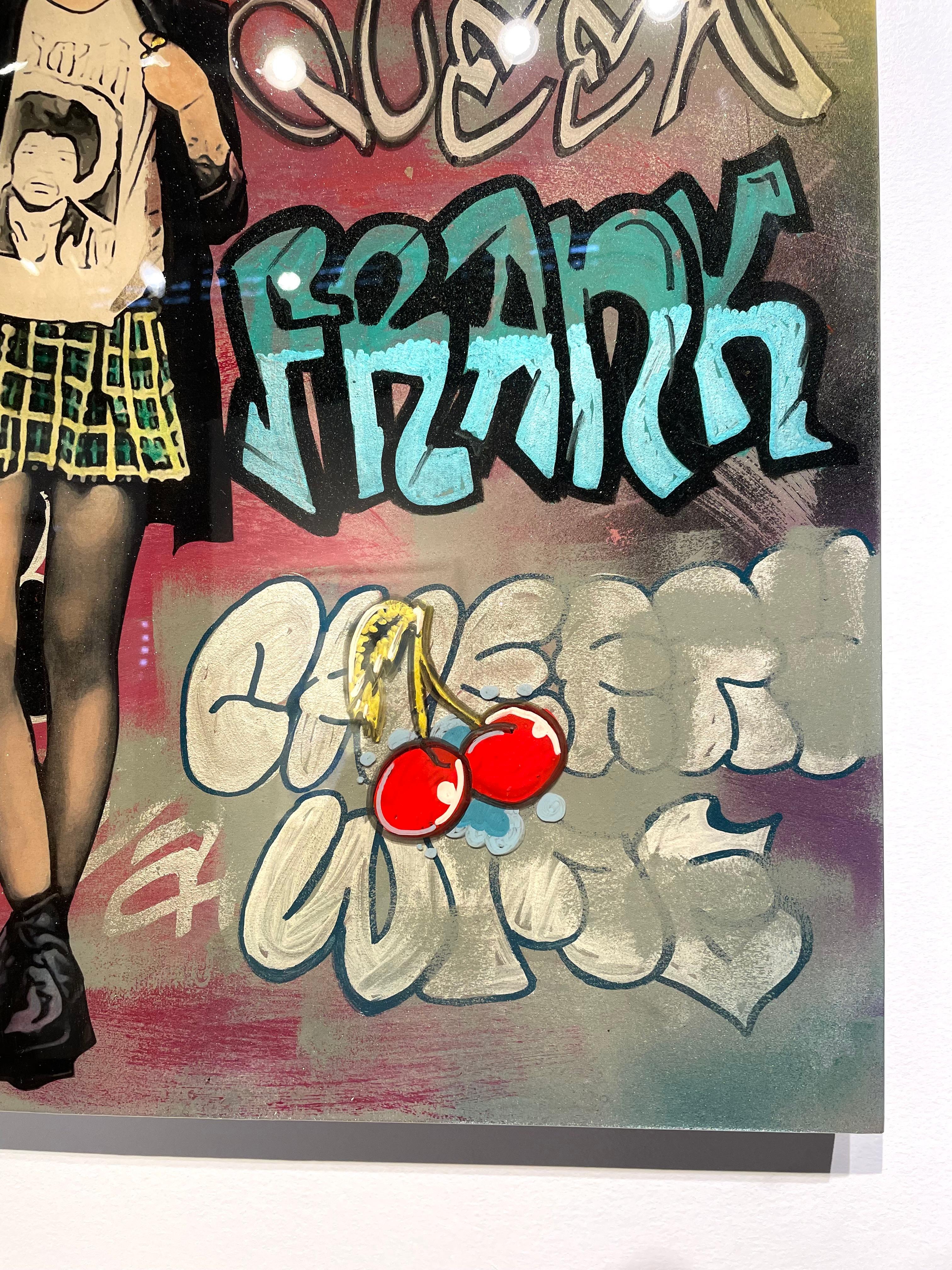 Amy Winehouse - Street Art Mixed Media Art by The Producer BDB
