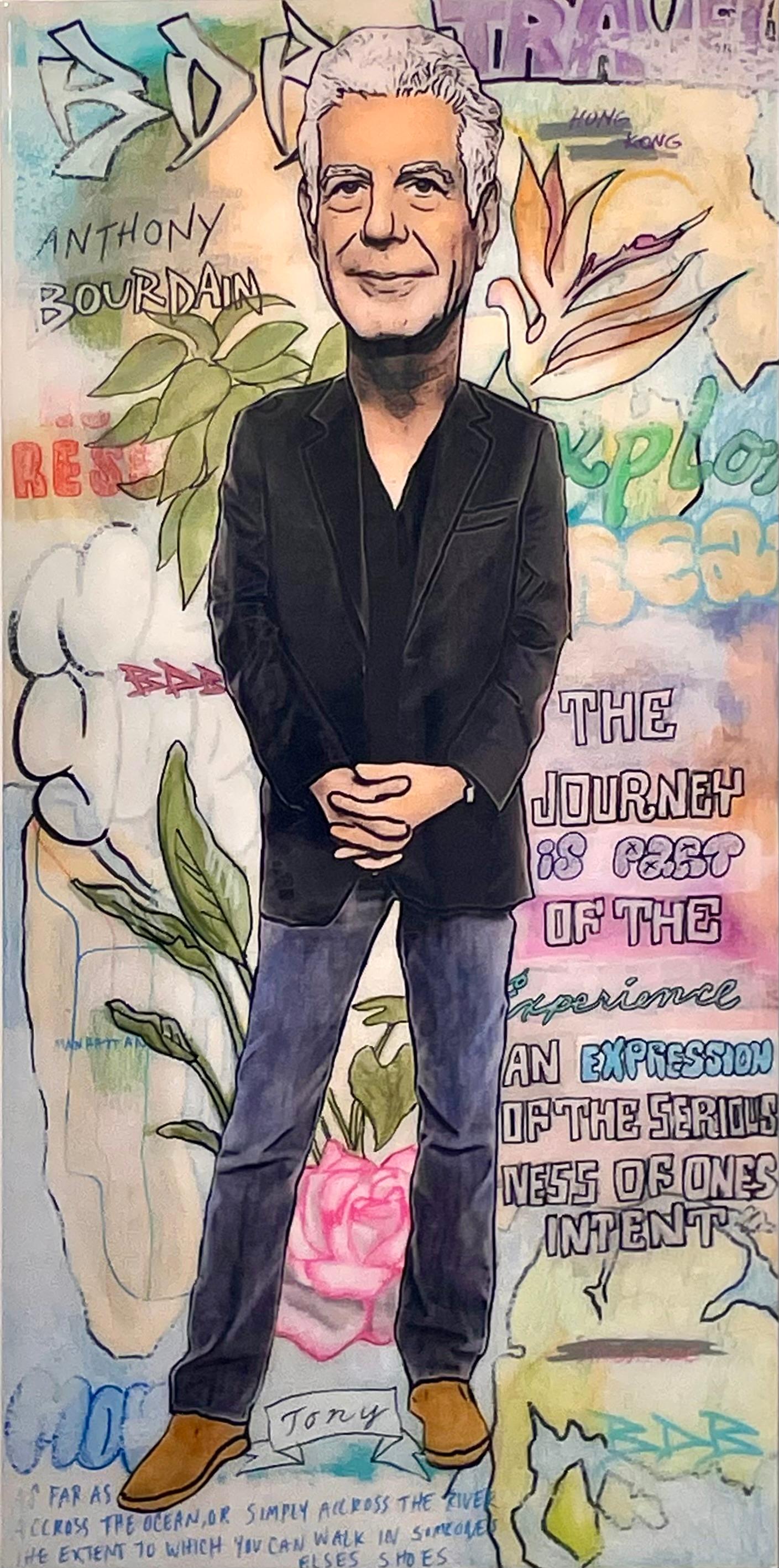 Anthony Bourdain  - Painting by The Producer BDB