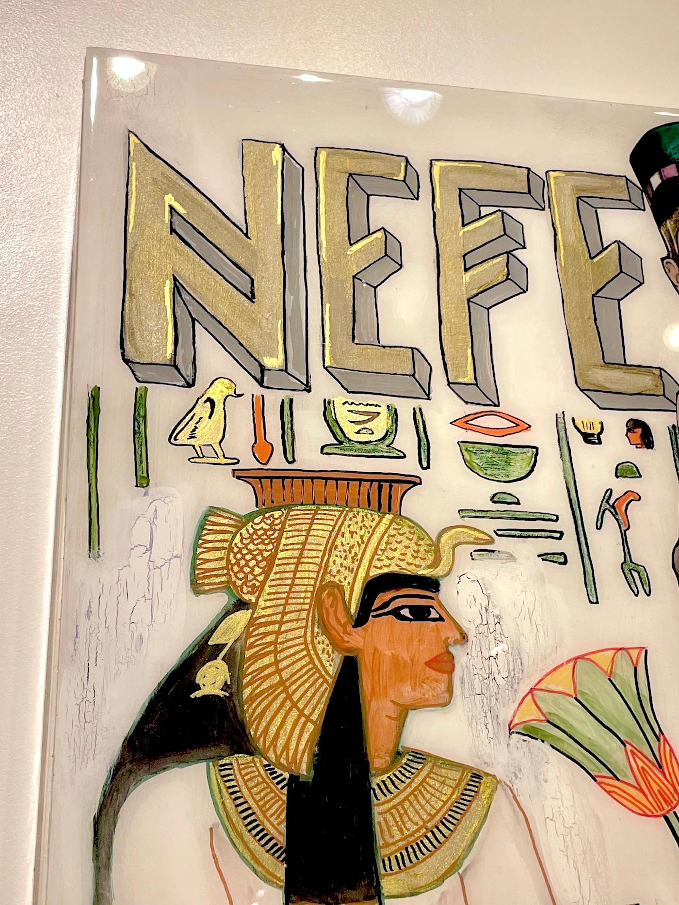 Nefertiti - Street Art Painting by The Producer BDB