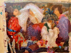 Roy Fairchild-Woodard’s "The Protector" a Framed Serigraph #161/385 c. 1994