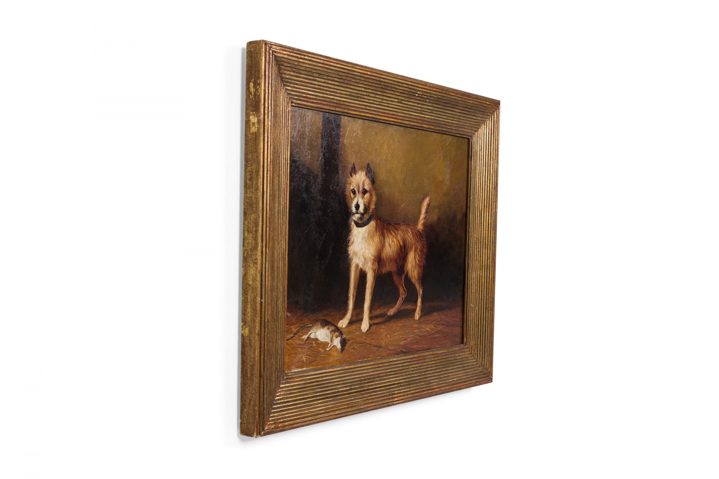 Copy of a dog portrait titled 