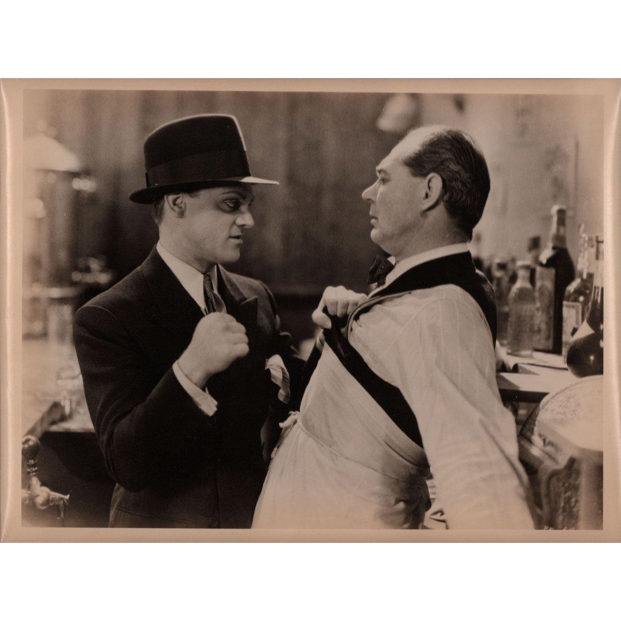 Original 1931 Argentine silver gelatin single-weight photo for the film “The Public Enemy” directed by William A. Wellman with James Cagney / Jean Harlow / Edward Woods / Joan Blondell. Fine condition. Please note: the size is stated in inches and