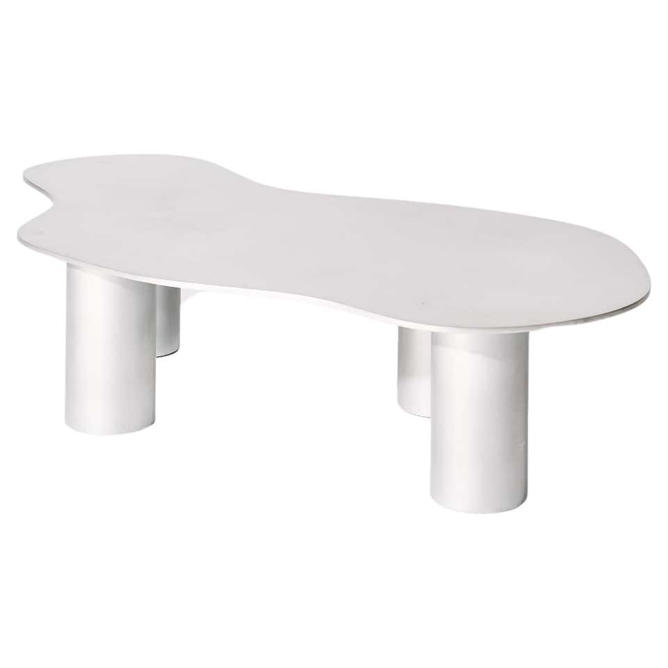 The Puddle Table Collection - Large Aluminum Coffee Table with Cylinder ...