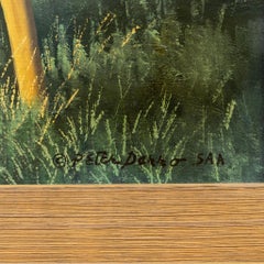 "El perseguido" Pintura al óleo original de Peter Darro