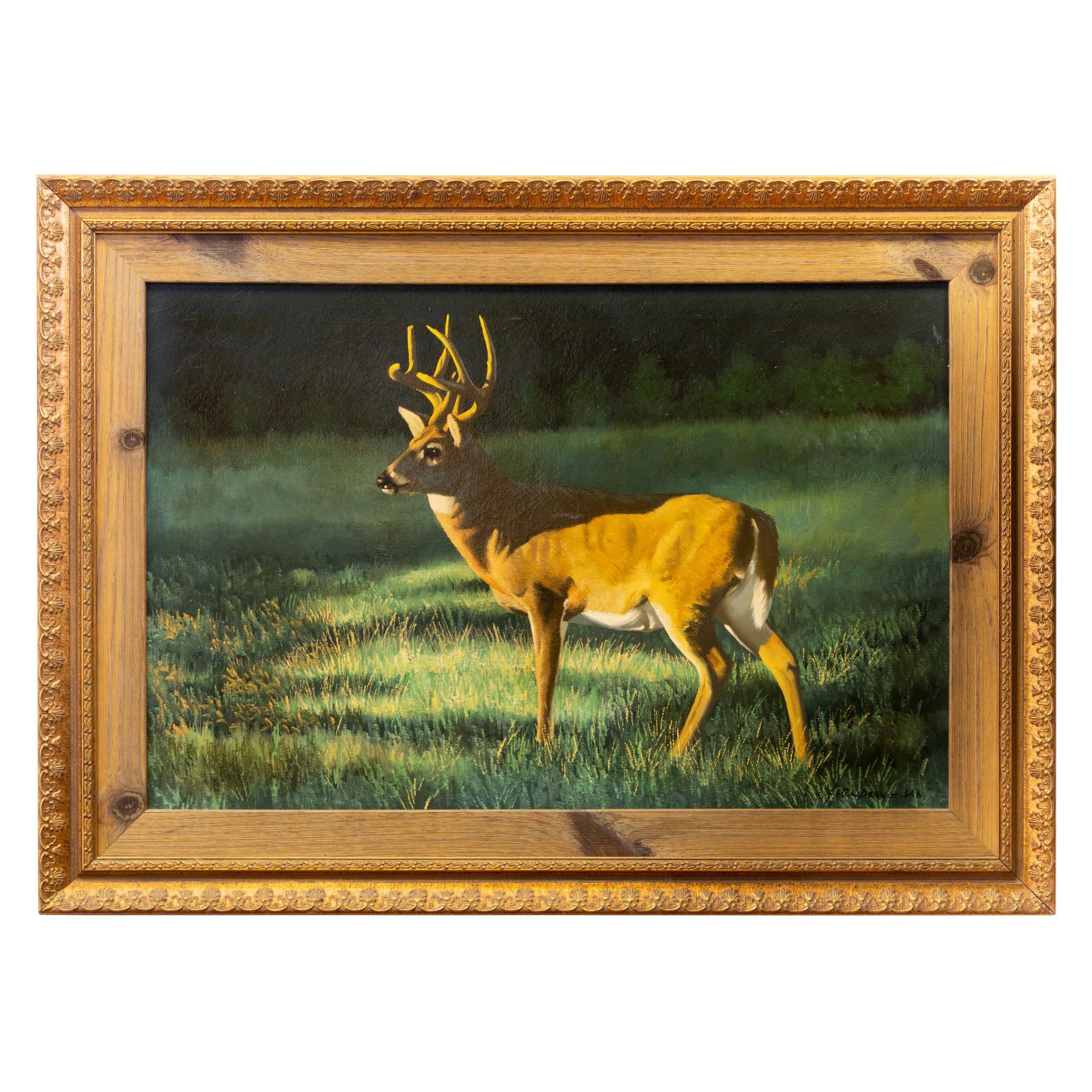 „The Pursued“ Original-Ölgemälde von Peter Darro im Angebot