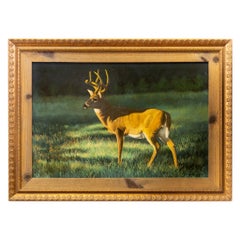 Peinture à l'huile originale « The Pursued » de Peter Darro