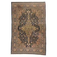 The Qajar Garden: Late 19th Century Persian Farahan Masterpiece of Eternal Grace