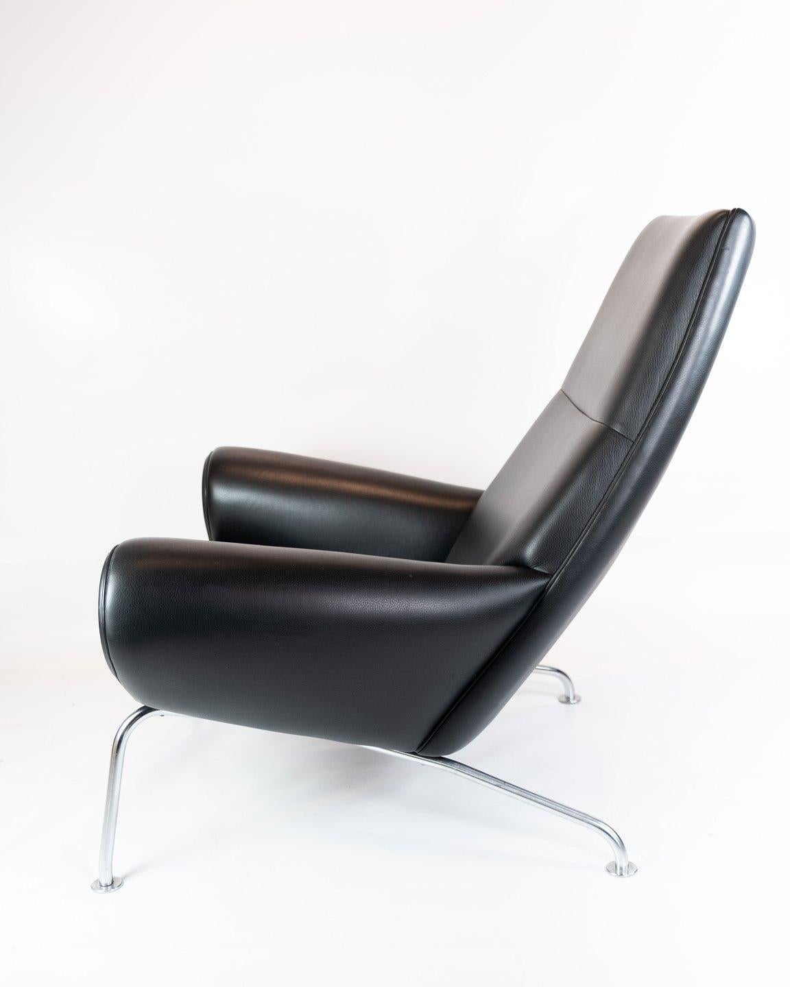 Queen Chair, Model EJ 101, Designed by Hans J. Wegner In Good Condition In Lejre, DK