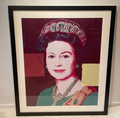 Queen Framed Print by Andy Warhol