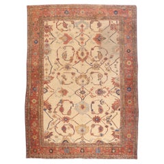 The Quiet Garden: A Late 19th Century Persian Sultanabad Masterpiece of Elegance