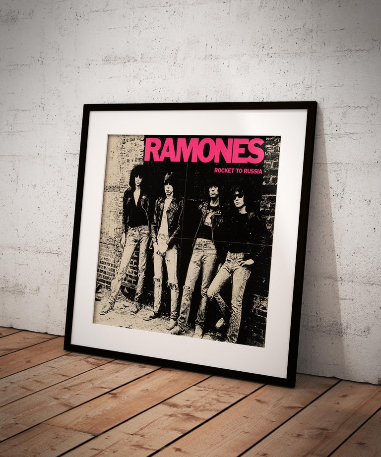 Ramones Original Vintage Rocket To Russia Promo Poster American 1977