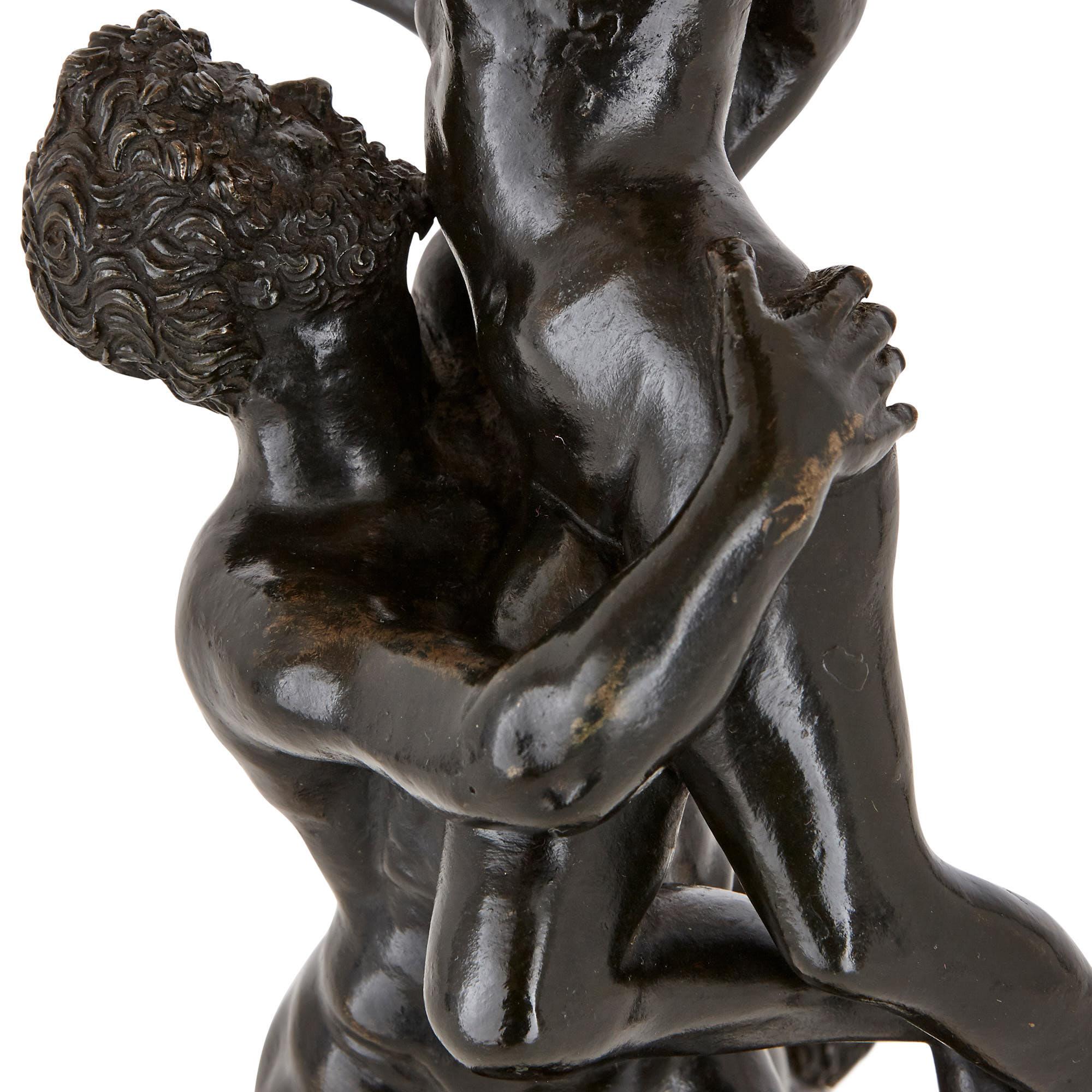 « La Rape des Sabines », sculpture en bronze d'après Giambologna Bon état à London, GB