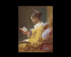 The Reader, after Romantic Oil Painting by Jean-Honoré Fragonard