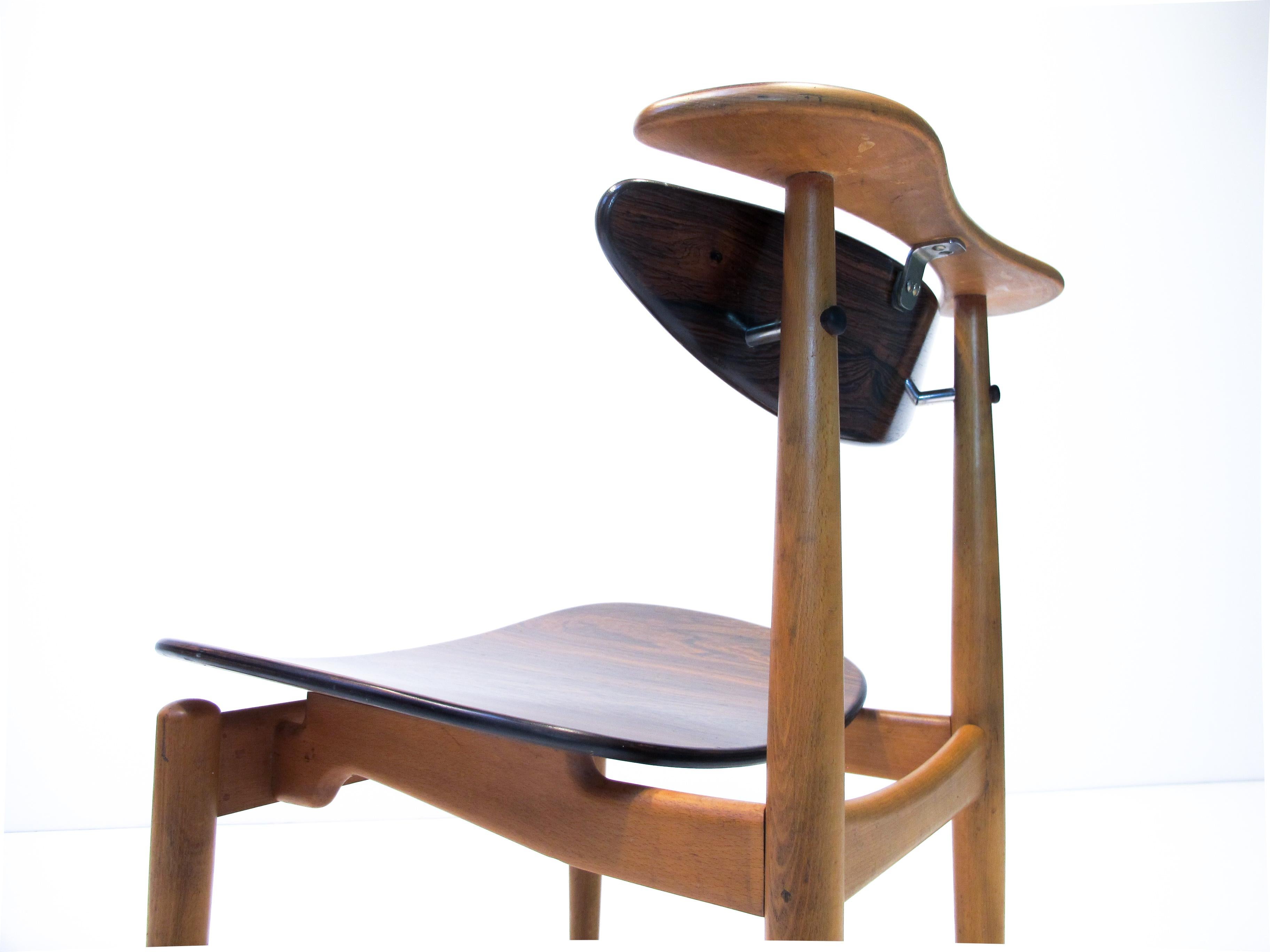 Scandinavian Modern Finn Juhl  Bo62, the Reading Chair by Bovirke. 1953 For Sale