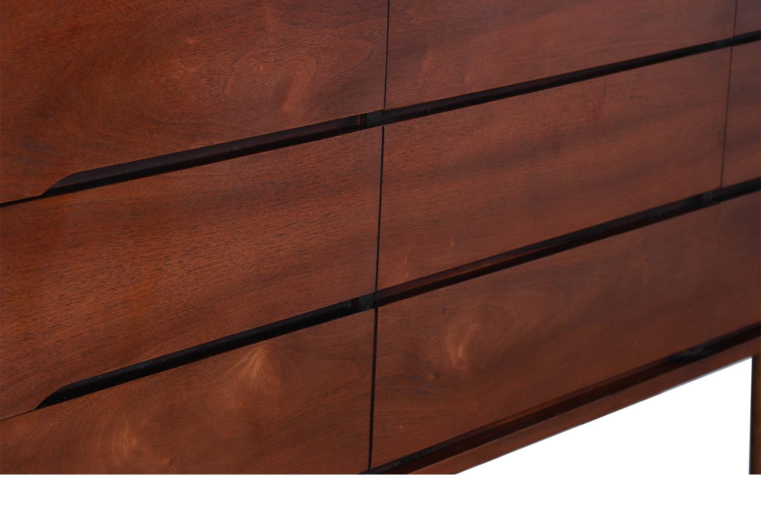 The Real McCoy Mid Century Modern 9 Drawer Dresser 1