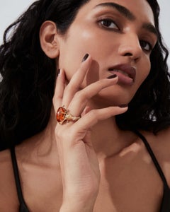 The ReBelles Red Sail Sunset Cocktail Ring