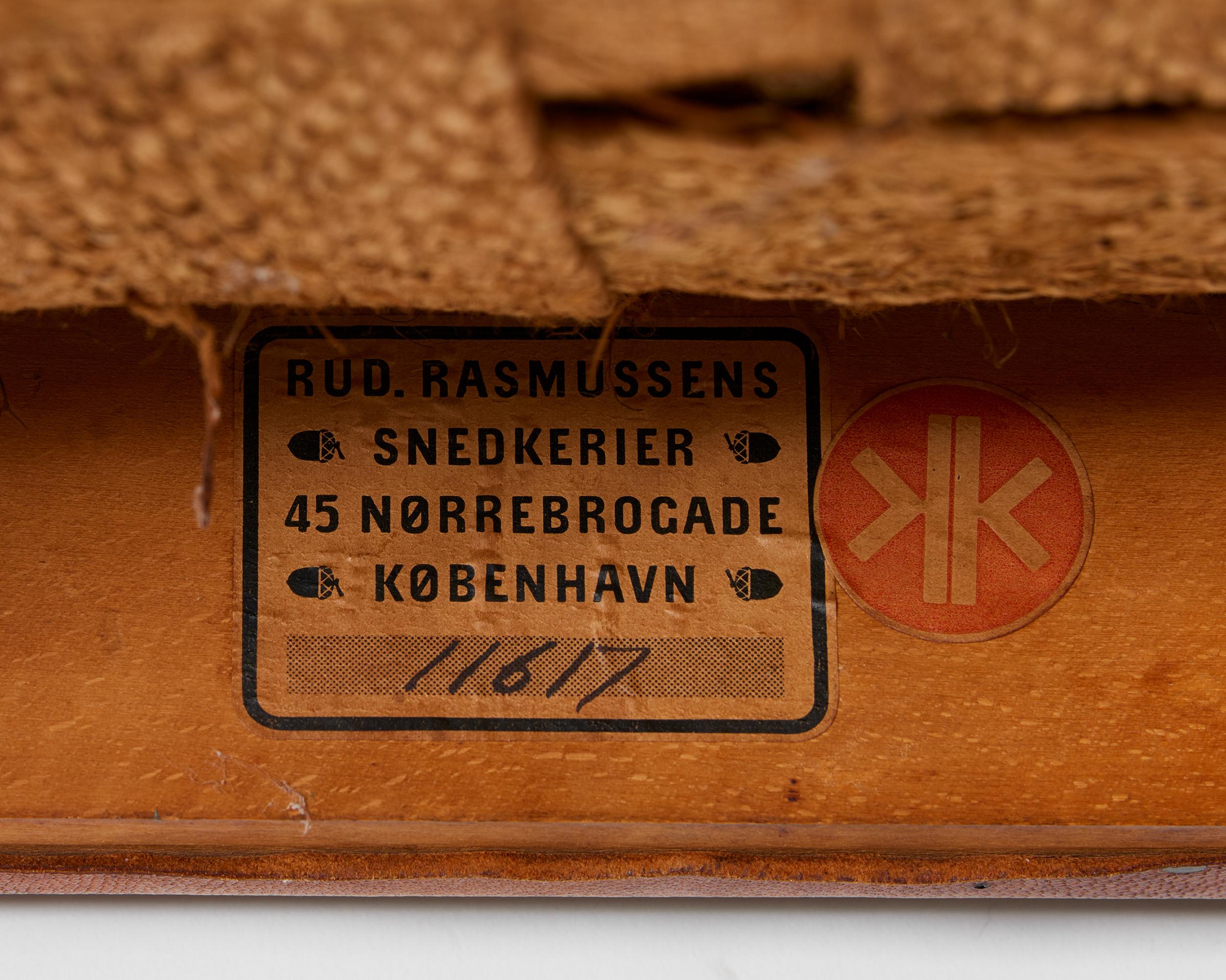 ‘the Red Chair’ Model 3758 Designed by Kaare Klint for Rud. Rasmussen Fabrik 5