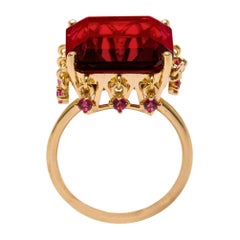 The Red Crown Vermeil Gold Ring