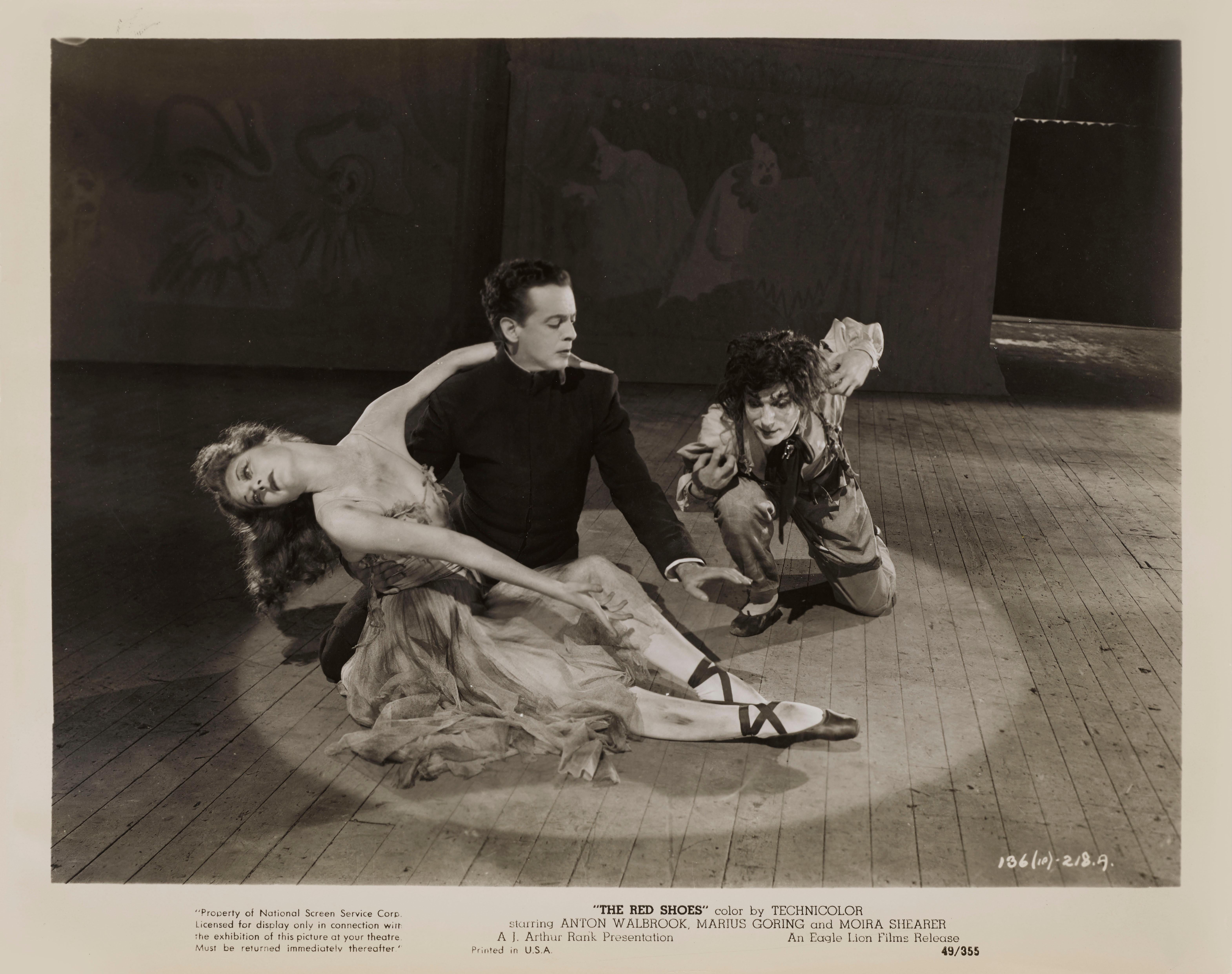 Original US photographic production still from 'The Red Shoes' 1948 featuring one of the films famous dance scenes. The film was directed by the famous duo Michael Powell and Emeric Pressburger and is considered to be one of the very best movies