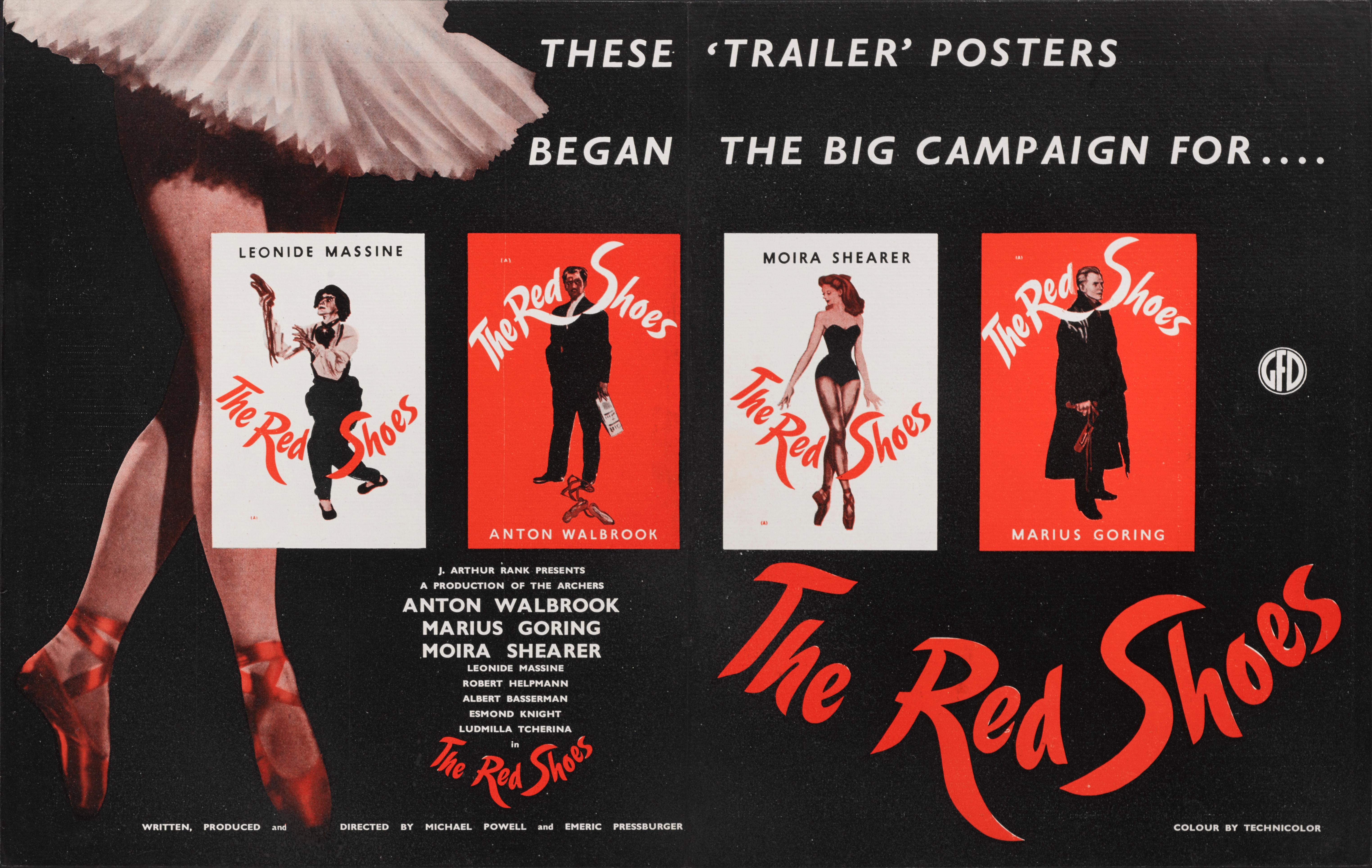 the red shoes movie poster