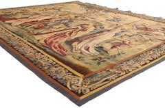 The Regal Convergence: A French Tapestry Masterpiece of Courtly Grandeur