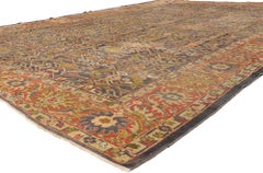 The Regal Lattice: Late 19th Century Persian Sultanabad Masterpiece of Elegance