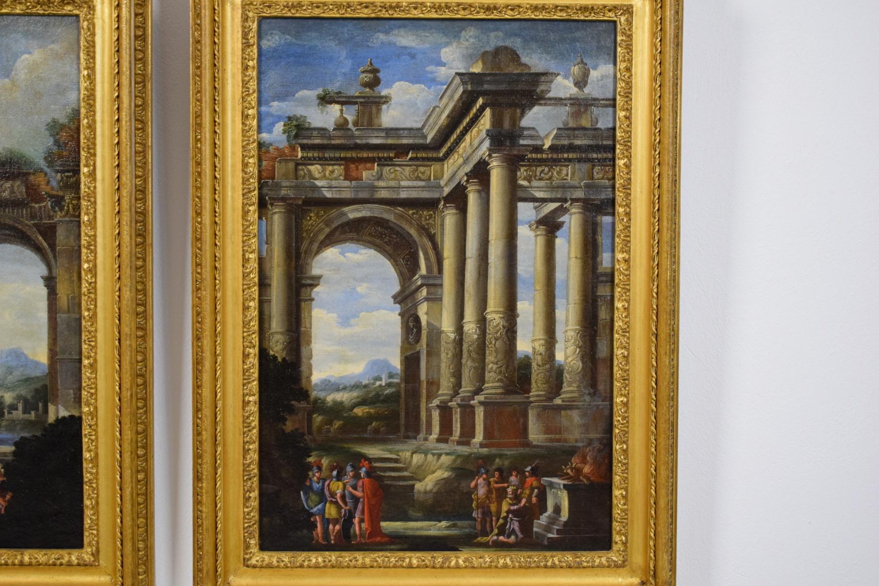 Painted Repentance and Sacrifice of King David, Alberto Carlieri 'Rome 1672-1720'